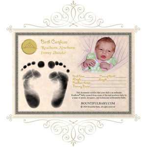 ^*Realborn® Newborn Emmy Awake (19" Reborn Doll Kit)