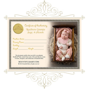 ^*Realborn® Grumpy Sage - 4 Month (23" Reborn Doll Kit)