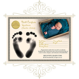 ^*Realborn® Charlie Sleeping (19" Reborn Doll Kit)