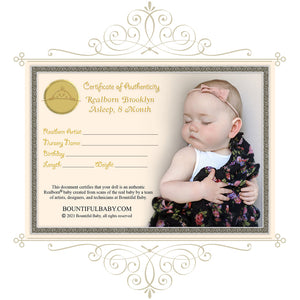 ^*Realborn® Brooklyn Sleeping - 8 Month (23.5" Reborn Doll Kit)