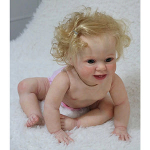 * Amelia, 10 Month Old (25" Reborn Doll Kit) Crawler with Torso, by Pat Moulton