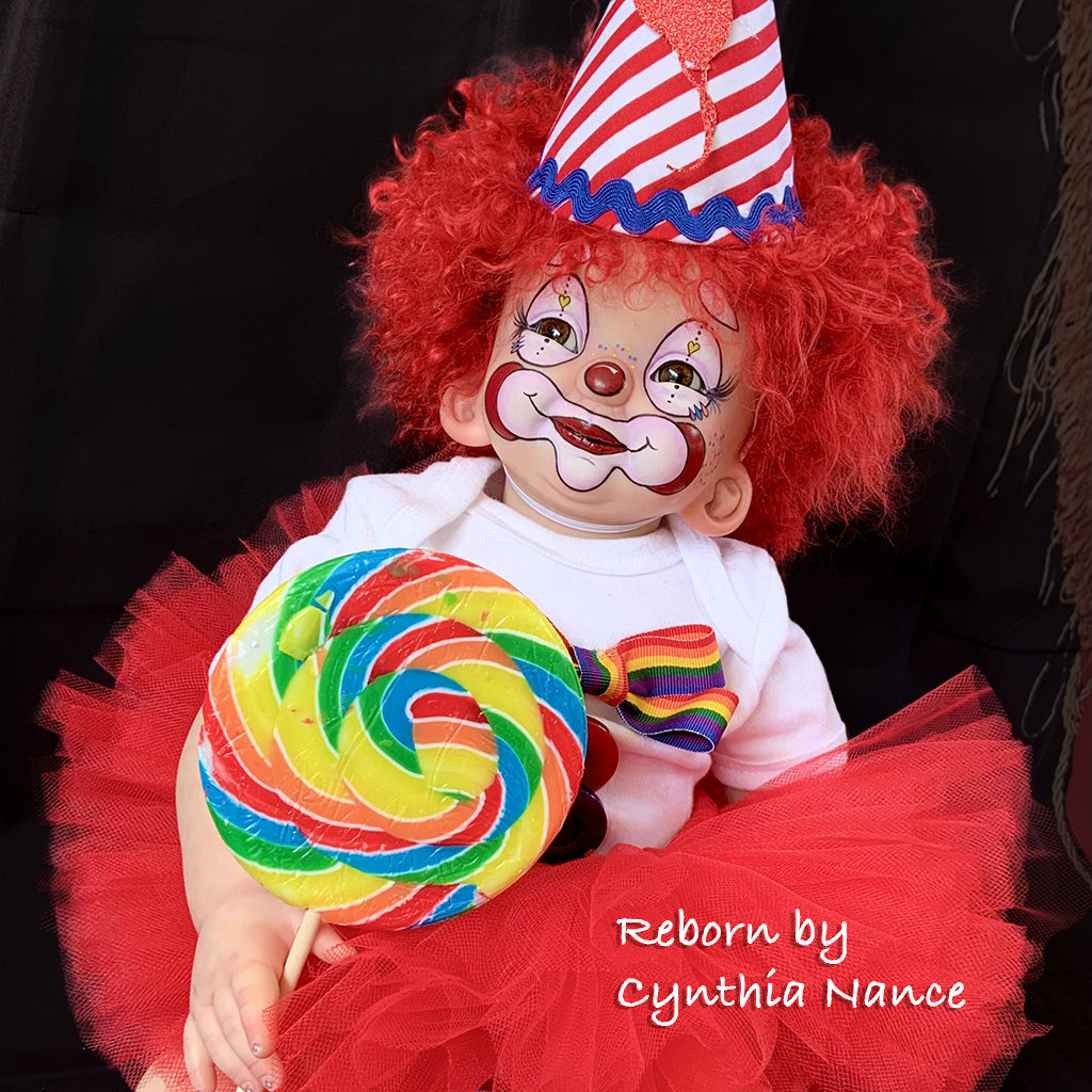 ^*Topsie, by Kelly RuBert (20-21" Reborn Clown Kit)