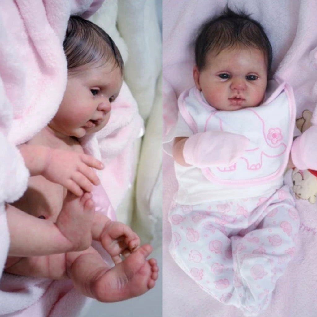 ^*Blinkin Girl - Full Vinyl Body!  (16.5" Reborn Doll Kit)