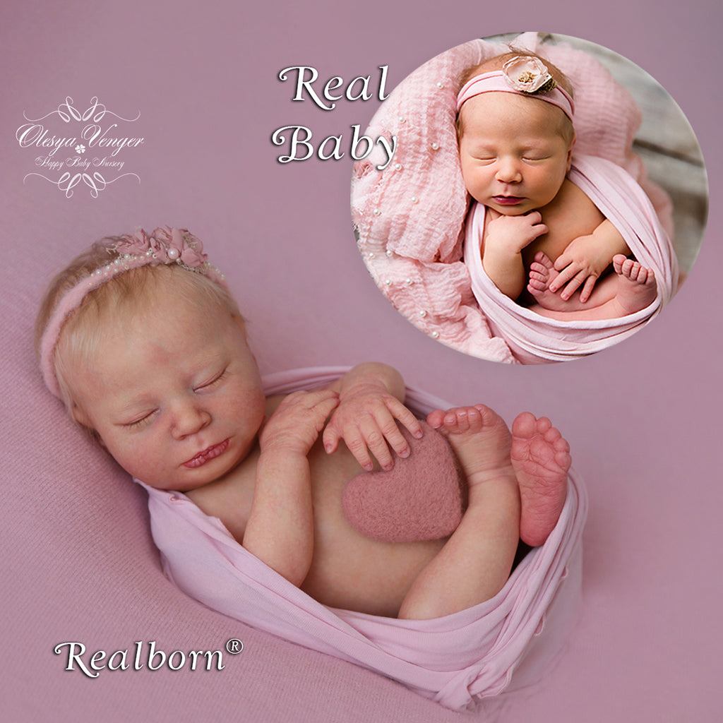 ^*Realborn® Newborn Sage Sleeping (18" Reborn Doll Kit)