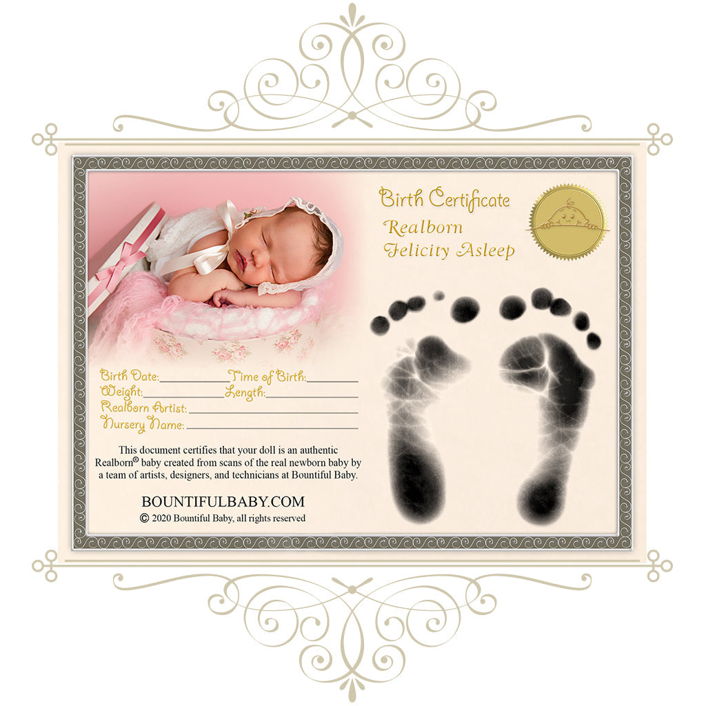 リボーンドール　Felicity Realborn® Felicity Sleeping (18.75
