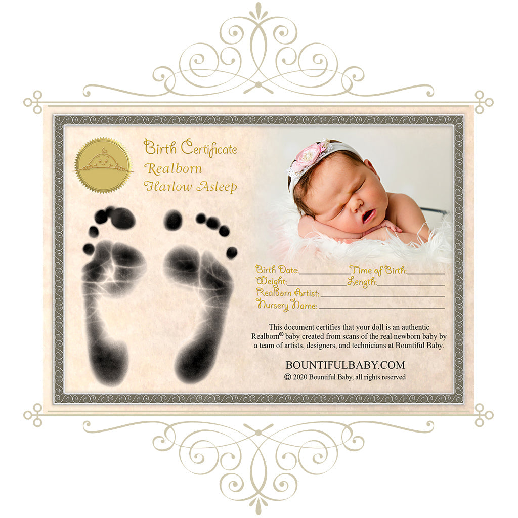 ^*Realborn® Harlow Sleeping (20.5" Reborn Doll Kit)