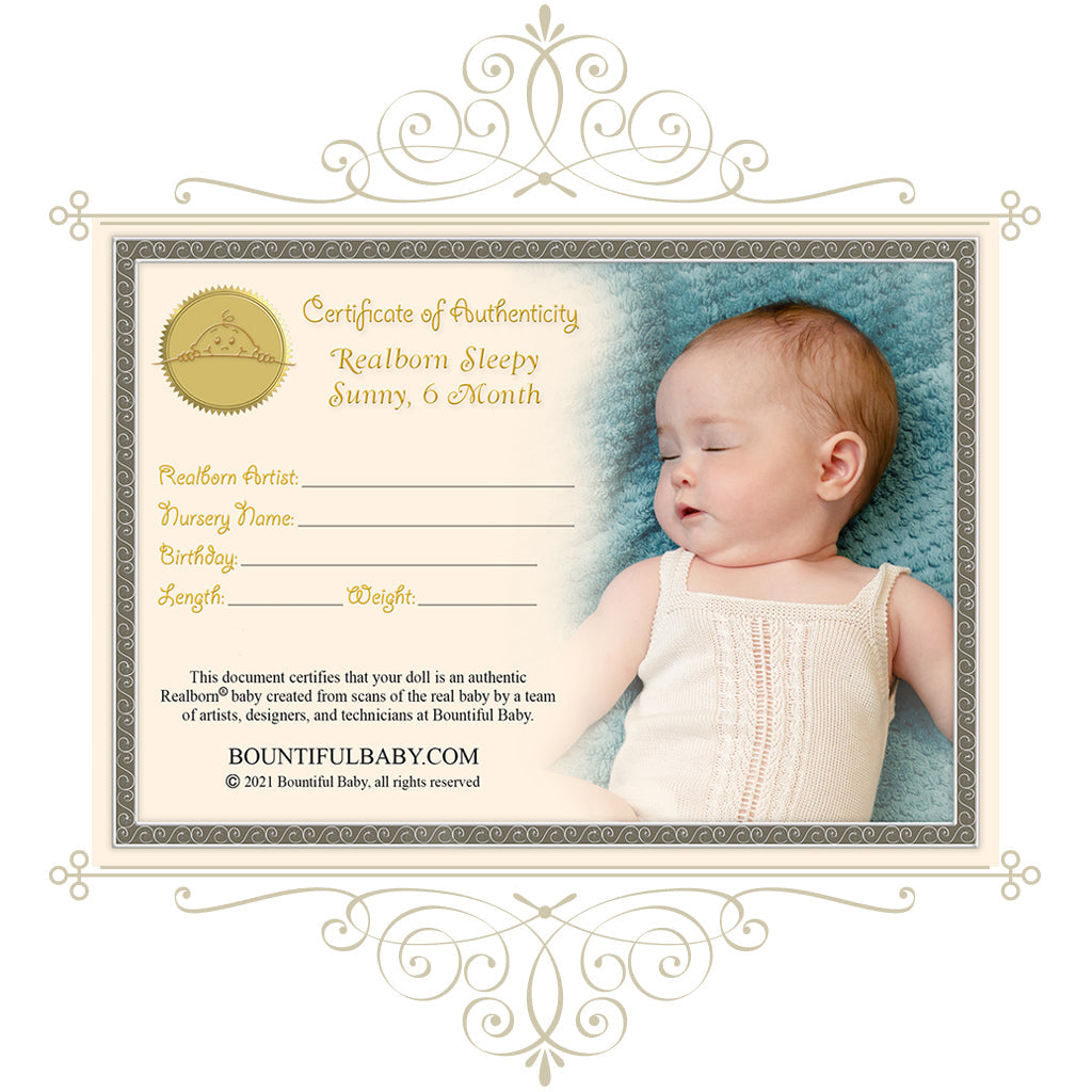 ^* Realborn® Sleepy Sunny - 6 Month (23.5" Reborn Doll Kit)