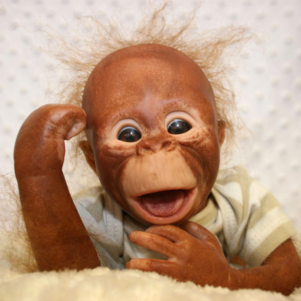 ^*Painted Rooted Binki Orangutan (16" Kit)